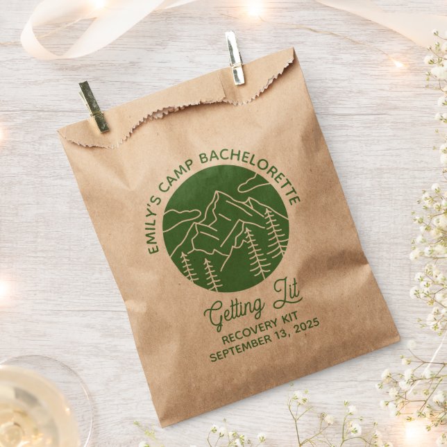 Bolsa De Papel Kit de recuperación de luz de Camp BachELORETTE (Cortado)