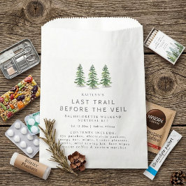 Bolsa De Papel Kit de Supervivencia para la Despedida de Soltera 