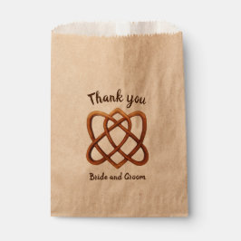 Bolsa De Papel Knot de amor irlandés