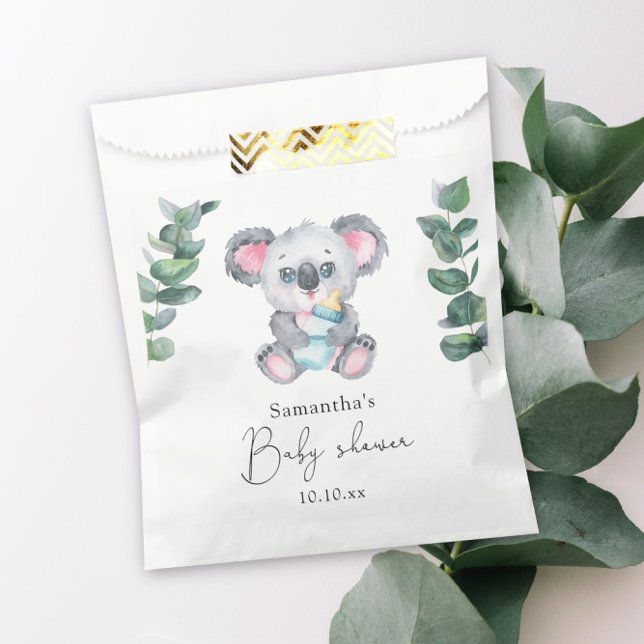 Bolsa De Papel Koala Bear Baby Shower (Subido por el creador)