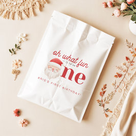 Bolsa De Papel KRIS Oh Qué Navidades Divertidos Primer Cumpleaños