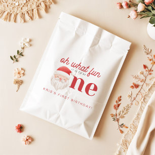 Bolsa De Papel KRIS Oh Qué Navidades Divertidos Primer Cumpleaños