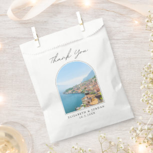Bolsa De Papel La boda del lago Garda en favor de Italia. Foto Gr