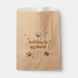 Bolsa De Papel La cafeína es mi mundo
