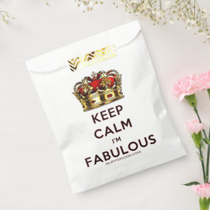 Bolsa De Papel La corona dorada roja de SlipperyJoe's mantén la c
