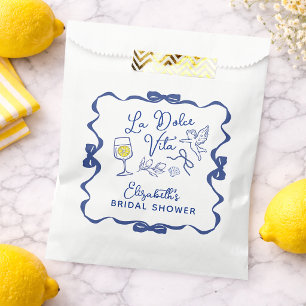 Bolsa De Papel La Dolce Vita Caprichosa Despedida de Soltera Ital