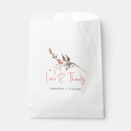 Bolsa De Papel La fiesta favorece a las bolsas la ducha de novia