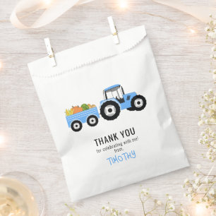 Bolsa De Papel La granja de camiones del Tractor Azul produce fie