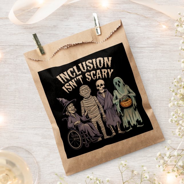 Bolsa De Papel La inclusión divertida no da miedo Profesor Hallow (Cortado)