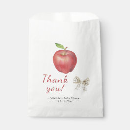 Bolsa De Papel La manzana de nuestro ojo, la ducha de bebé. Graci