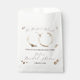 Bolsa De Papel La Mezcla Perfecta, Café, Manchas, Desayuno Nupcia
