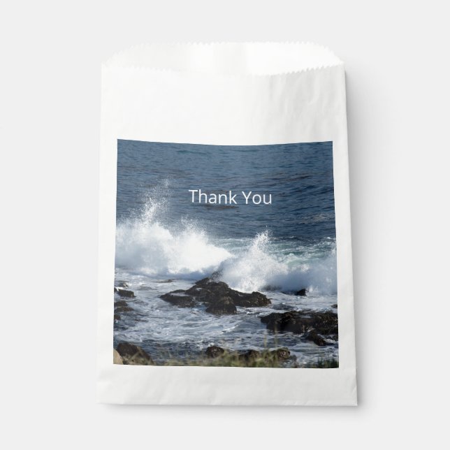 Bolsa De Papel La ola del Océano Pacífico (Anverso)
