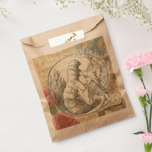 Bolsa De Papel La oruga de la maravillas de Alicia: Tenniel origi