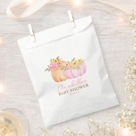 Bolsa De Papel La pequeña calabaza cae Baby Shower personalizada
