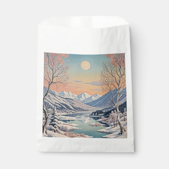 Bolsa De Papel La tranquilidad del invierno (Anverso)