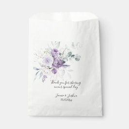Bolsa De Papel La vegetación de Lavanda y Peonies Púrpura