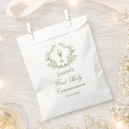 Bolsa De Papel La vegetación del primer escudo de cáliz de la com