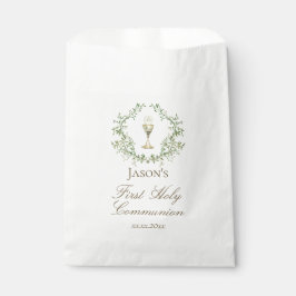 Bolsa De Papel La vegetación del primer escudo de cáliz de la com