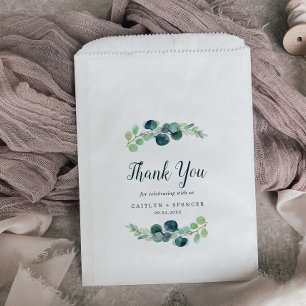Bolsa De Papel La vegetación exuberante y el eucalipto Gracias Bo
