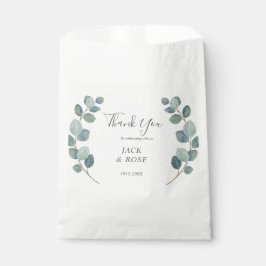 Bolsa De Papel La vegetación rústica Eucalyptus Boda de verano.