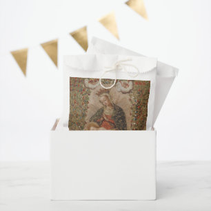 Bolsa De Papel La Virgen Adorando a los Navidades del Niño Cristo