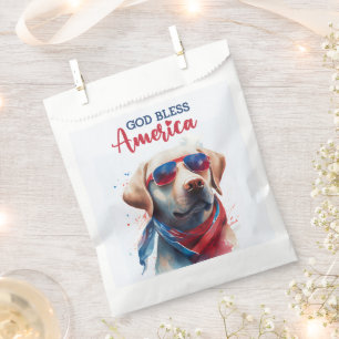 Bolsa De Papel Laboratorio de Perros Patriotas