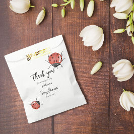 Bolsa De Papel Ladybugs Baby Shower