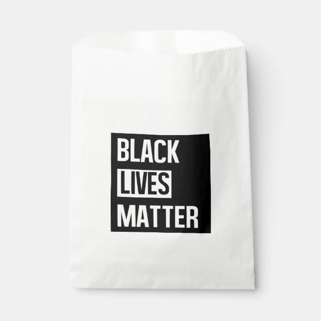 Bolsa De Papel Las vidas negras importan (Anverso)