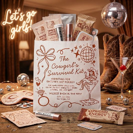Bolsa De Papel Last Rodeo Bachelorette Party Survival Kit