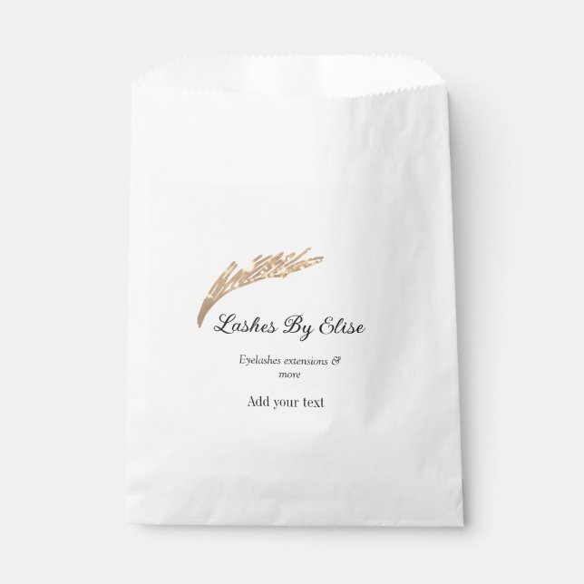 Bolsa De Papel latigazos agregando nombre contacto información de (Anverso)