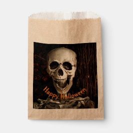 Bolsa De Papel Laughing Skeleton Halloween