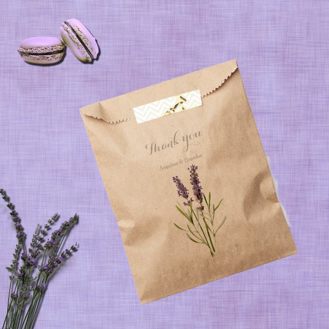 Bolsa De Papel Lavanda vintage - Gracias (Subido por el creador)