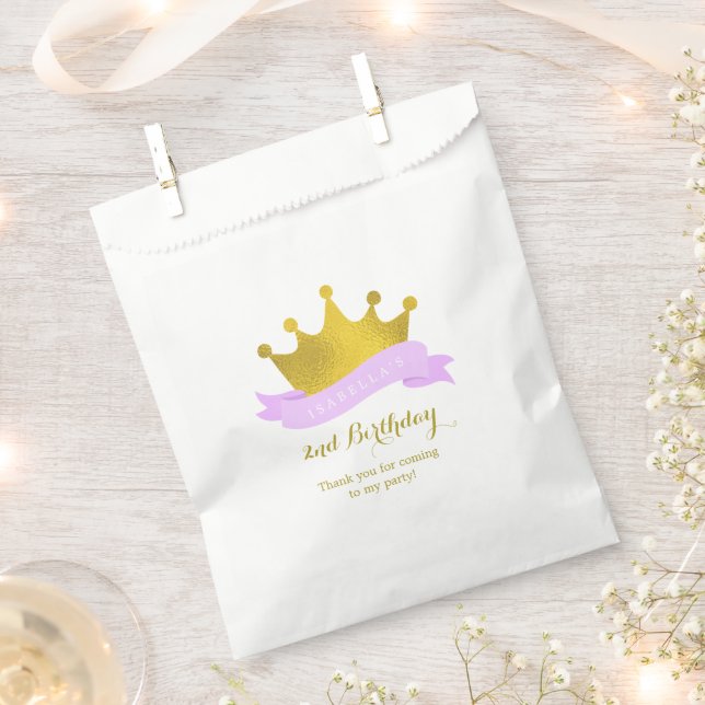 Bolsa De Papel Lavender y la fiesta de cumpleaños de la princesa  (Cortado)