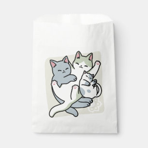 Bolsa De Papel Laze Furr Days - Diseño de gatos perezosos