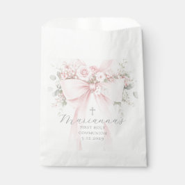 Bolsa De Papel Lazo floral Primera Comunión Elegante
