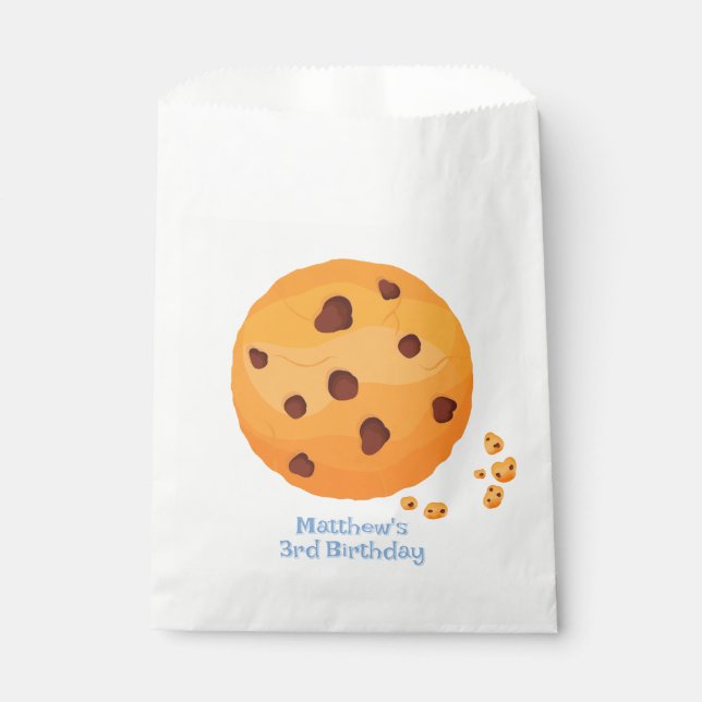 Bolsa De Papel Leche y cookies (Anverso)
