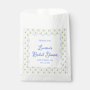 Bolsa De Papel Lemon Citrus Blue & Yellow Bridal Shower