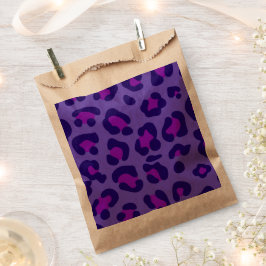 Bolsa De Papel "Leopardo púrpura eléctrico"