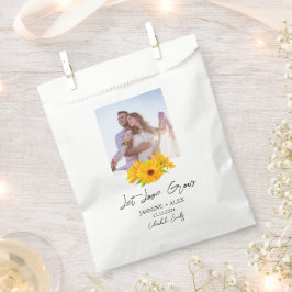 Bolsa De Papel Let Love Grow l Calendula Seeds Photo Wedding 