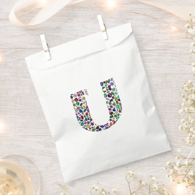 Bolsa De Papel Letra 'CHAF' (Cortado)