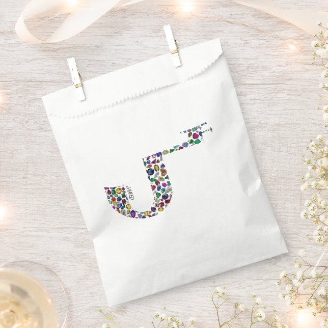 Bolsa De Papel Letra 'LAMED' (Cortado)