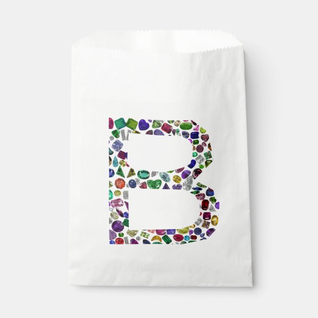 Bolsa De Papel Letra monográfica inicial B (Anverso)