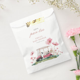 Bolsa De Papel Let's Par-tee Golf Baby Shower