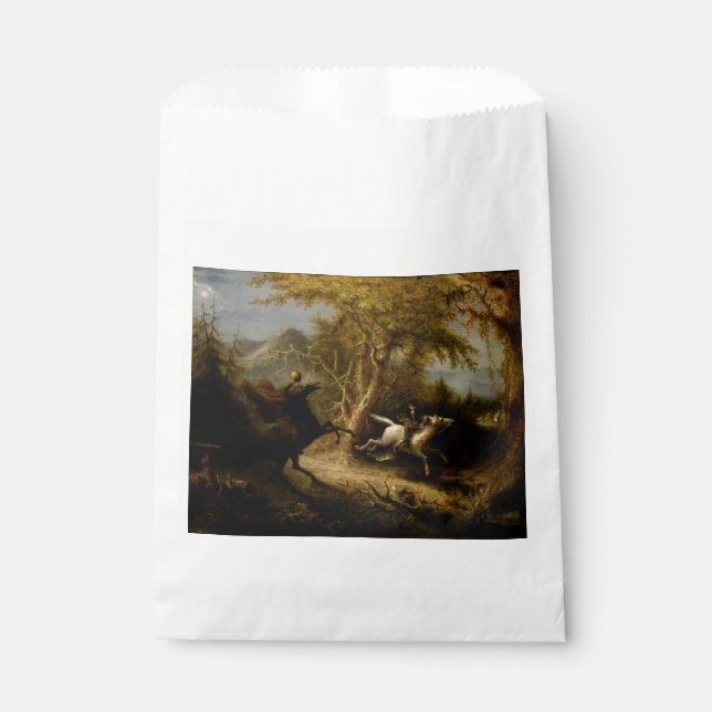 Bolsa De Papel Leyenda del Fantasma de Halloween del Jinete sin C (Anverso)