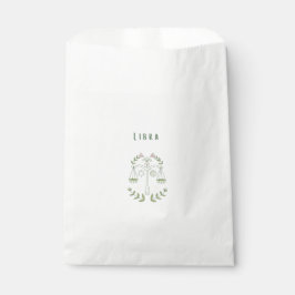 Bolsa De Papel Libra Rosa, zodiaco, signo zodiacal