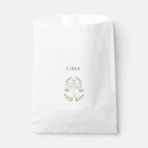 Bolsa De Papel Libra Rosa, zodiaco, signo zodiacal