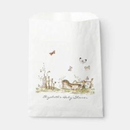Bolsa De Papel Libro de historias | Woodland Forest Baby Shower