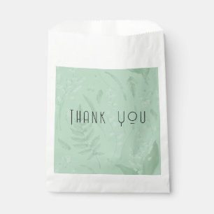 Bolsa De Papel Lily of Valley Personalizado interior verde sua