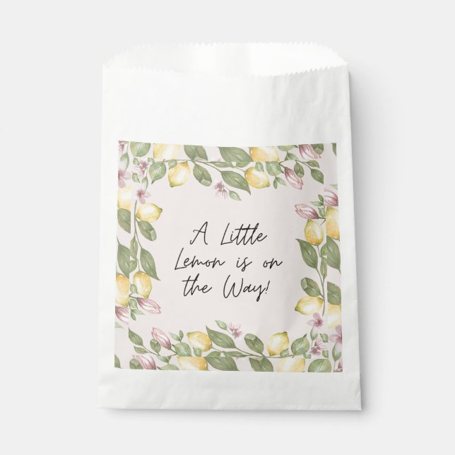 Bolsa De Papel Limón Rosa (Anverso)