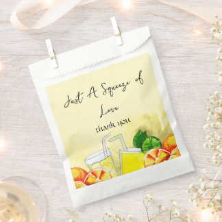 Bolsa De Papel Limonada Squeeze of Love Limón Cítrico Fiesta de B